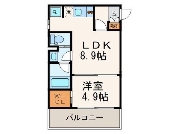 ステイシス博多駅前の物件間取画像